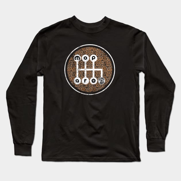 Mopar Super Bee Gear Shift Long Sleeve T-Shirt by funkymonkeytees